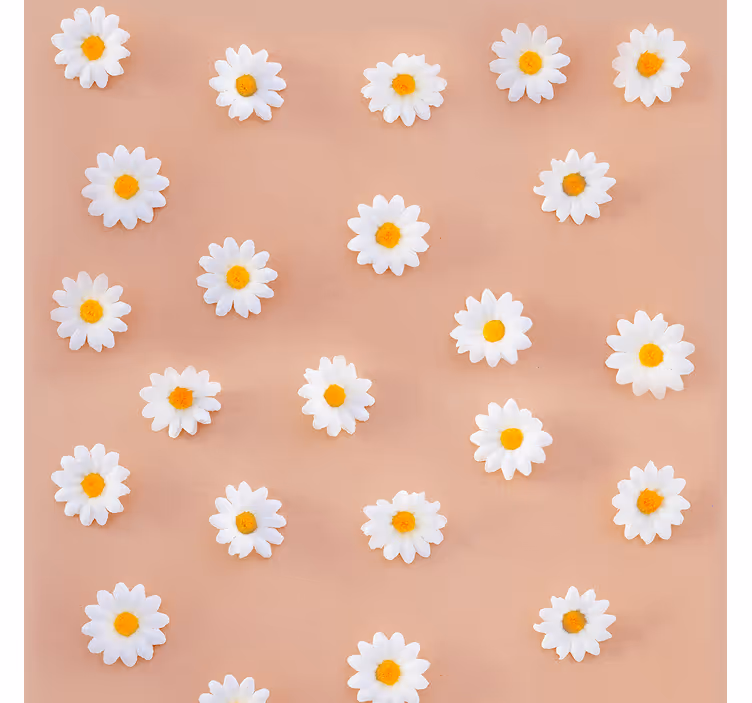 Modern százszorszép minta virág tapéta - TenStickers