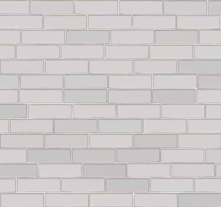 Fehér tégla texturált tapéta - TenStickers