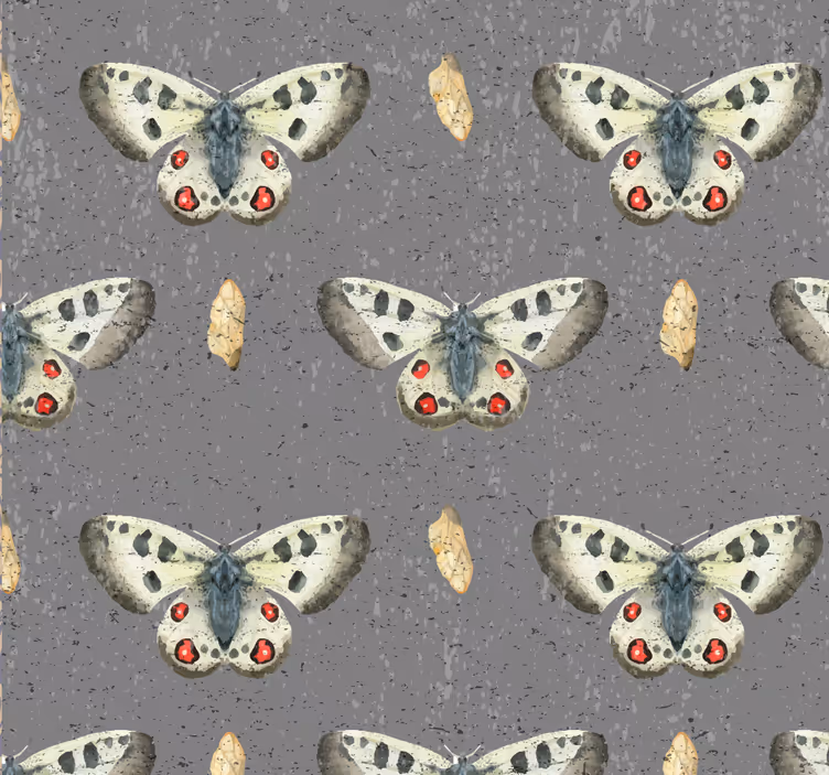 Pillangó minta egyszerűsége Tapéta pillangó - TenStickers