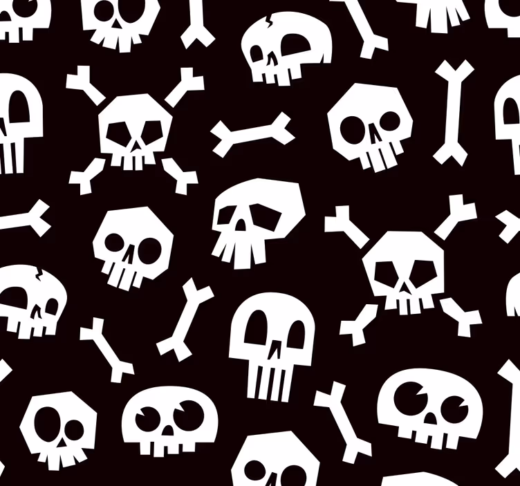 Halloween csontváz w tapéta - TenStickers
