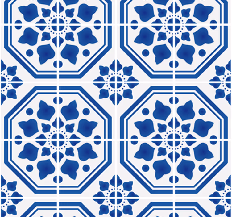 Zafír klasszikus díszítő tapéta - TenStickers