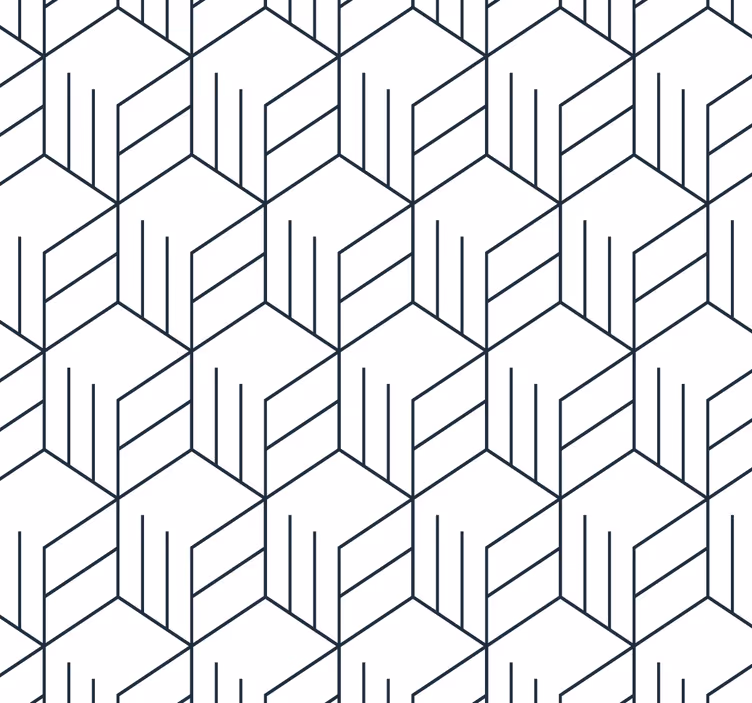 Geometriai vonal minta Tapéta Geometriai - TenStickers