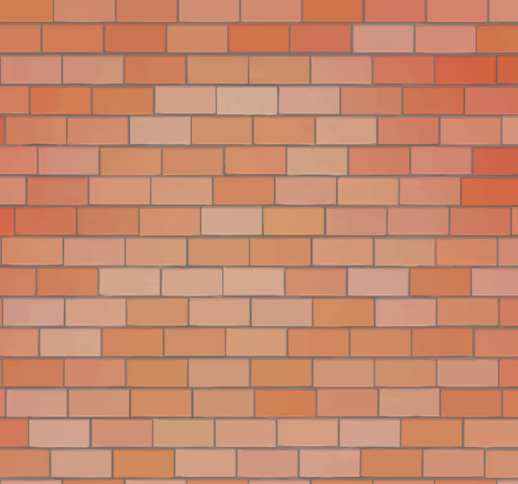 Agyag tégla étkező tapéta - TenStickers