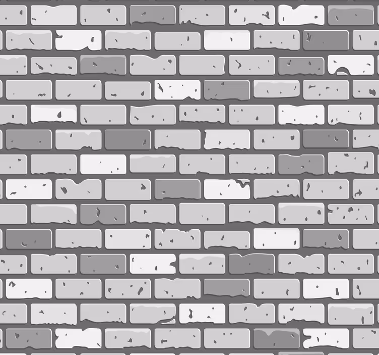 Tégla beton tégla tapéta - TenStickers