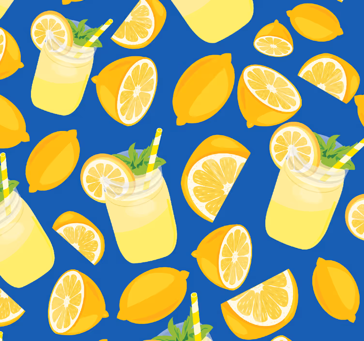 Citromlé citrus tapéta - TenStickers