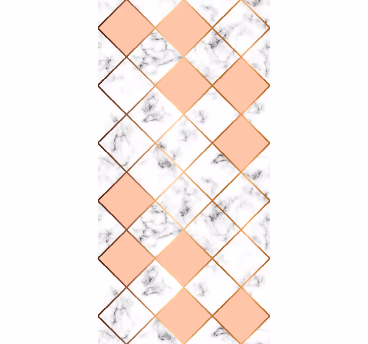 Kerámia márvány rózsaszín csempe kő tapéta - TenStickers
