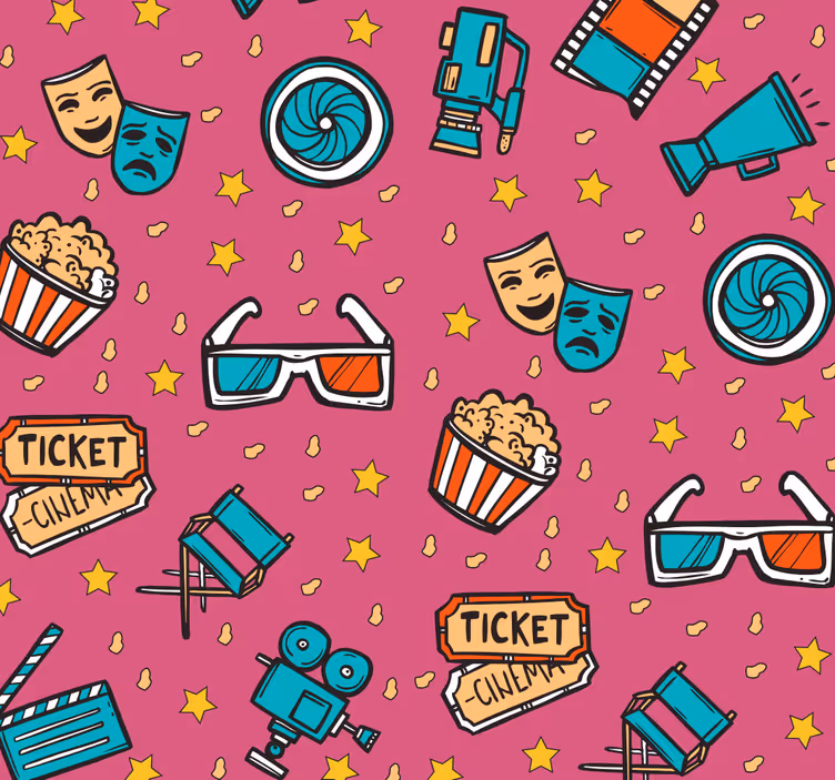 Film este - lány gyermek tapéta - TenStickers