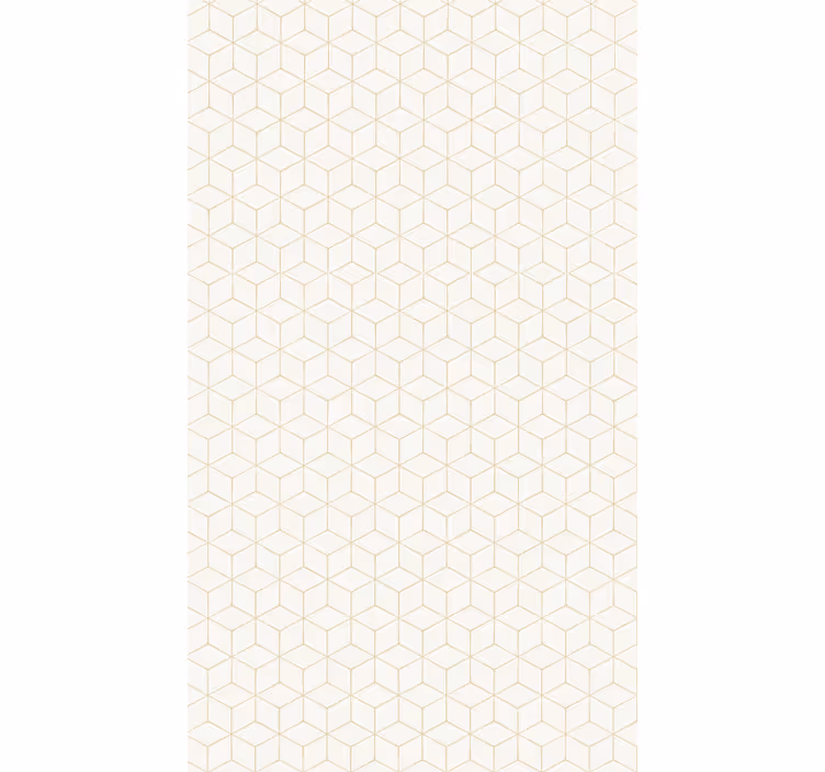 Modern geometriai perspektíva meztelen tapéta - TenStickers