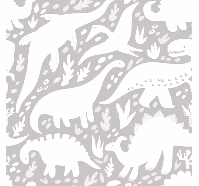 Dinoszaurusz állatsereglet Tapéta Dinoszauruszok - TenStickers
