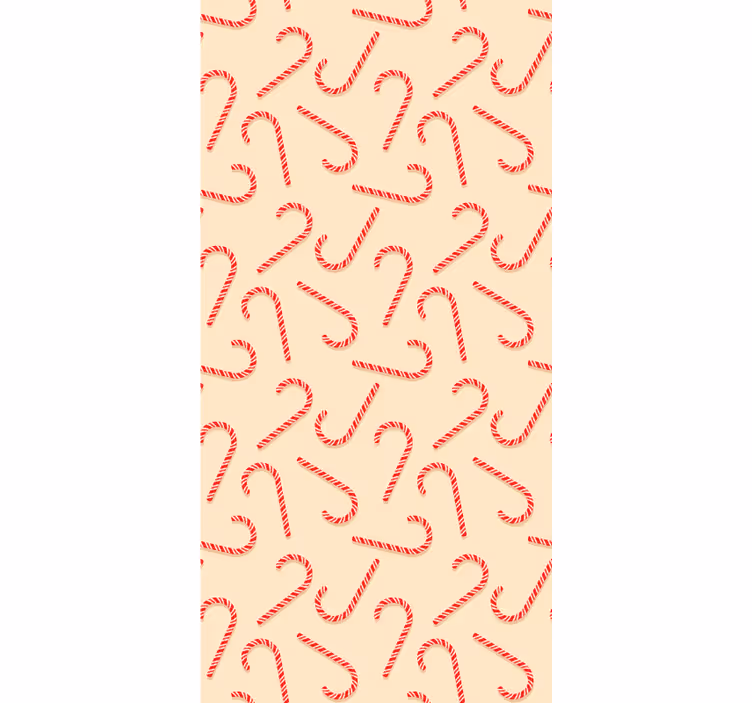 Cukorpálca örvények Tapéta Karácsony - TenStickers