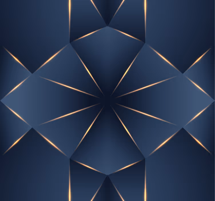 3d geometriai alakzatok 3d tapéta - TenStickers