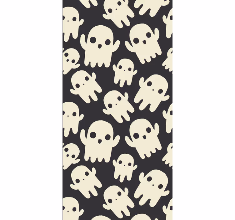 Koponya minta Tapéta halloween - TenStickers
