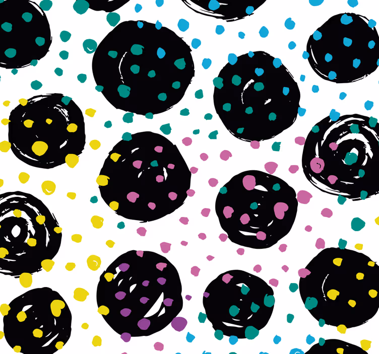 Elegáns pontok modern tapéta - TenStickers