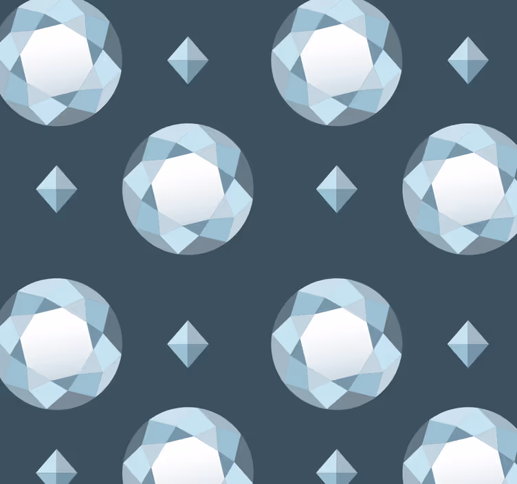 Gyémánt könny absztrakt tapéta - TenStickers