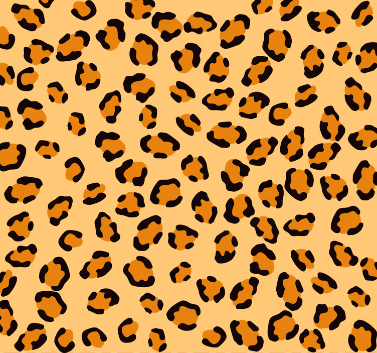 Leopárdmintás állat tapéta - TenStickers