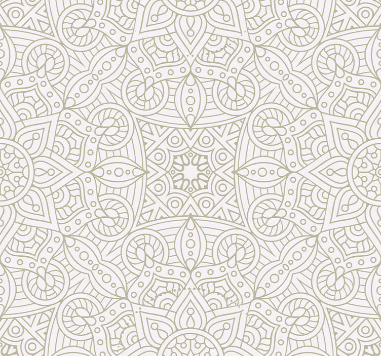 Geometriai mandalák Tapéta Díszítő - TenStickers