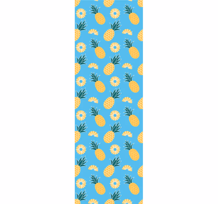 Trópusi ananász nyomat Allati tapéta - TenStickers