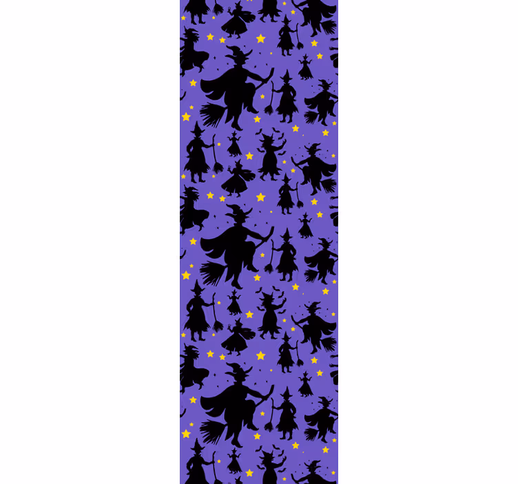 Repülő boszorkányok halloween tapéta - TenStickers