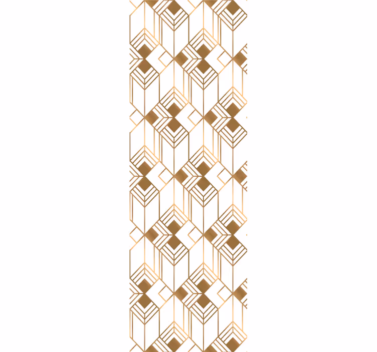 Kubista szimmetria Tapéta Geometriai - TenStickers