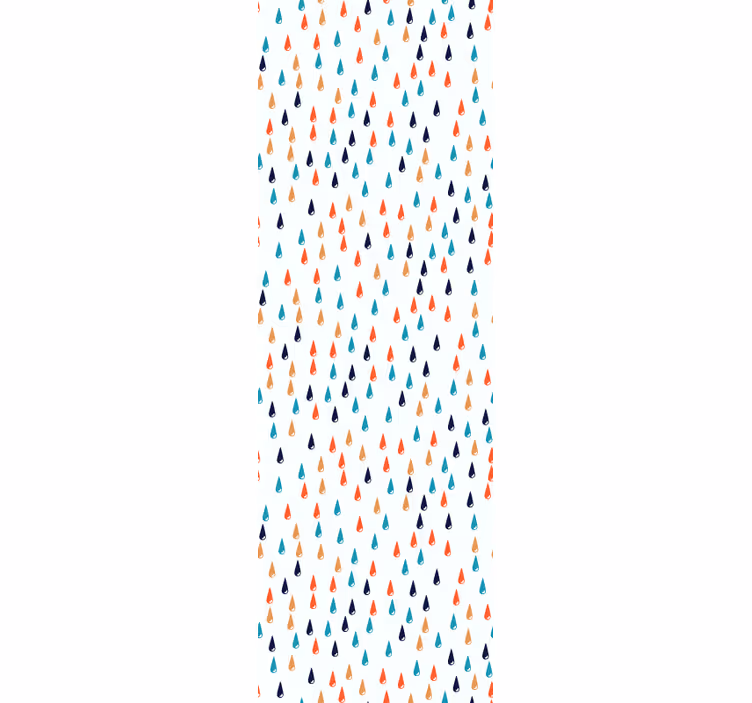 Színes eső csepp tapéta - TenStickers