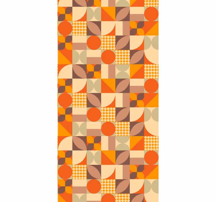Geometriai alak mosziac absztrakt tapéta - TenStickers