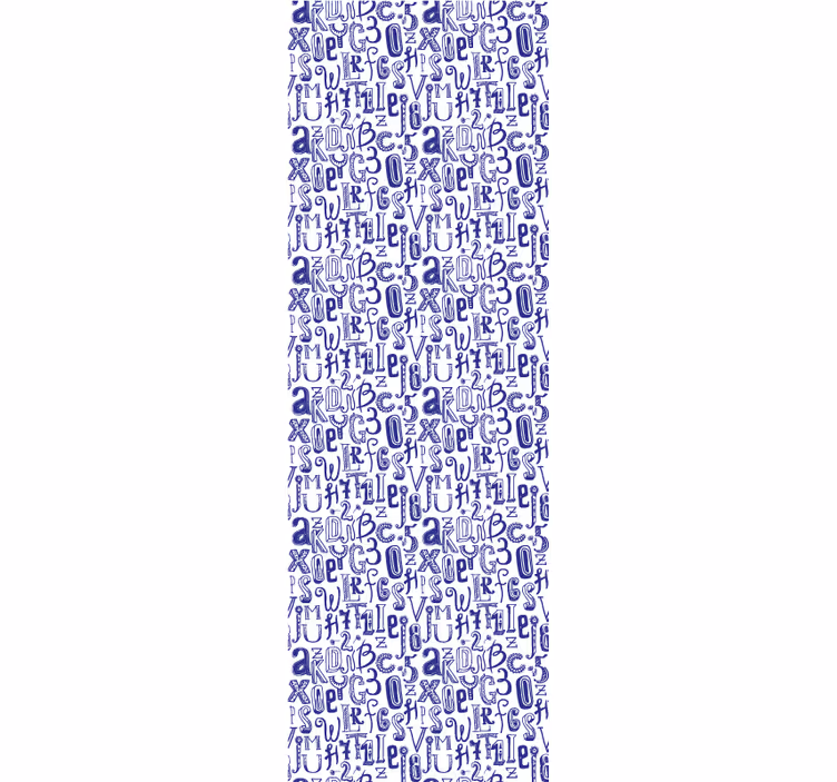ábécé motívuma Tapéta felirat - TenStickers