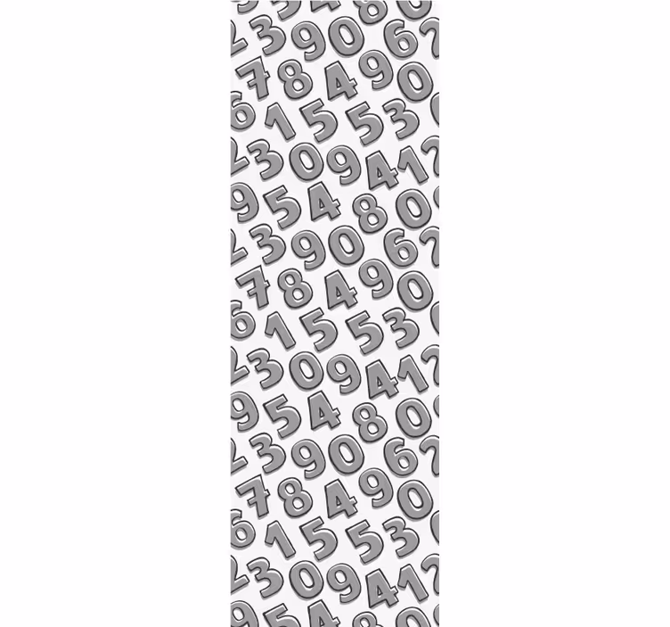 Számelrendezés tapéta felirat - TenStickers