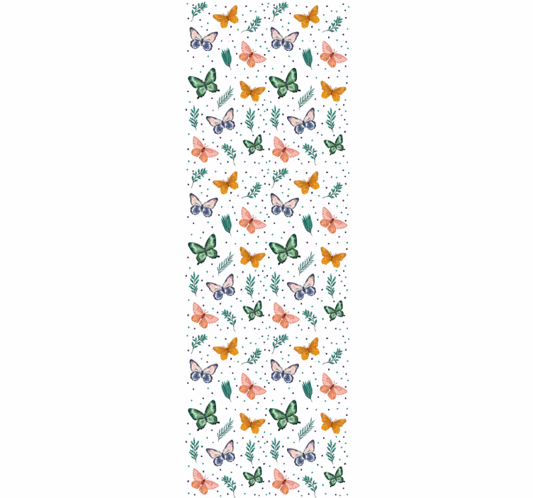Pillangó mintás tapéta - TenStickers