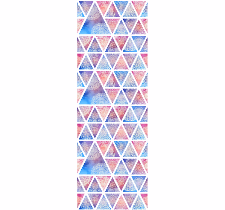 Geometriai háromszög tömb Tapéta Geometriai - TenStickers