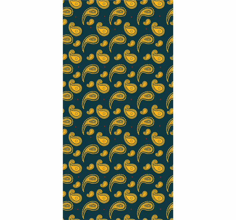 Paisley motívumú design Tapéta Díszítő - TenStickers