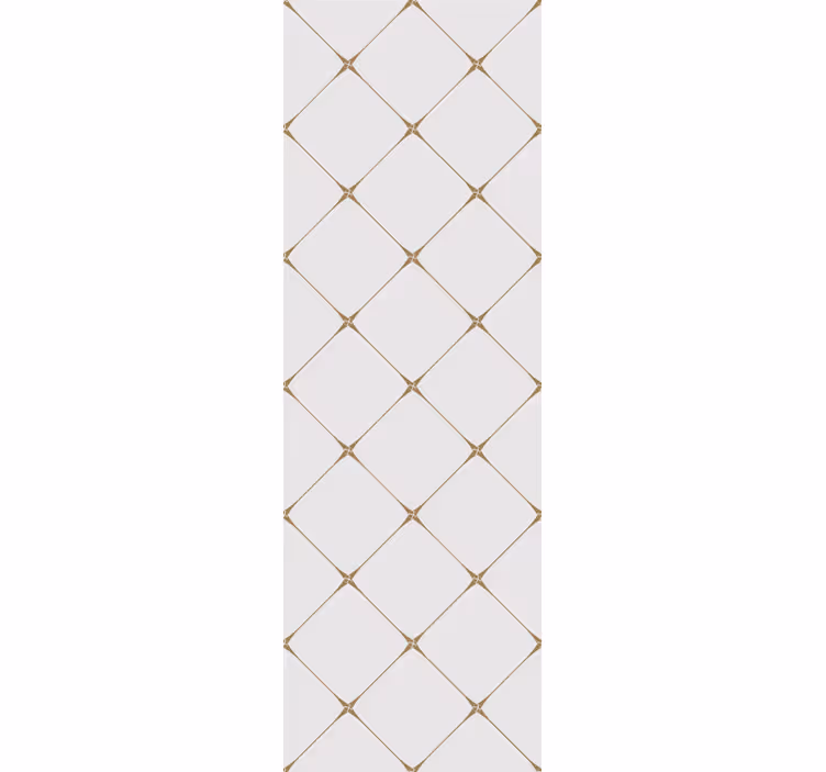 Geometriai gyémánt vonalak Tapéta Négyzet alakú tapéta - TenStickers