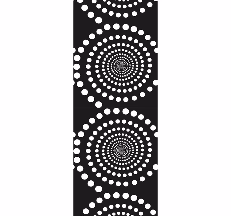 Körkörös pontok - tizenéves tapéta - TenStickers