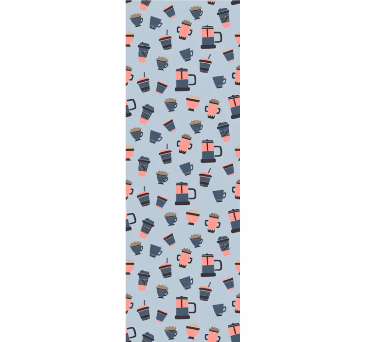 Kávésbögre motívumok Konyhai tapéta - TenStickers