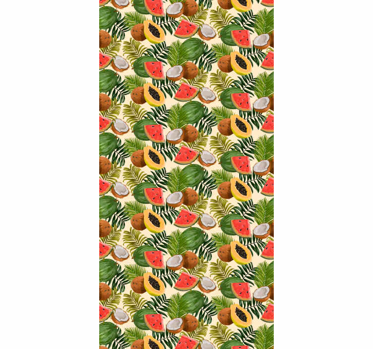 Trópusi gyümölcs fiesta Tapéta Természet - TenStickers