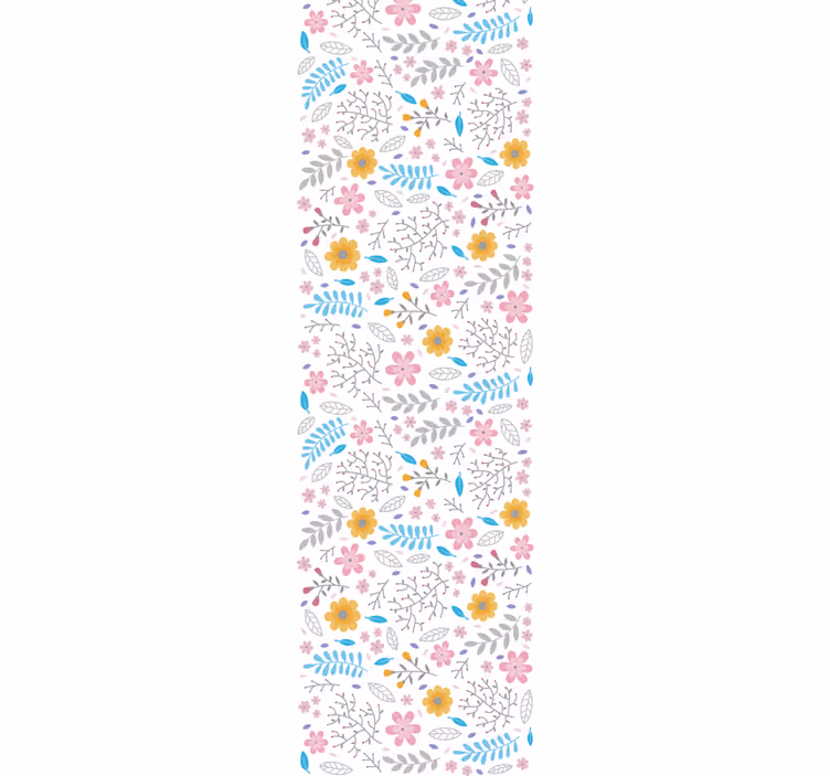 Virágos botanikai robbanás Tapéta Virágok - TenStickers