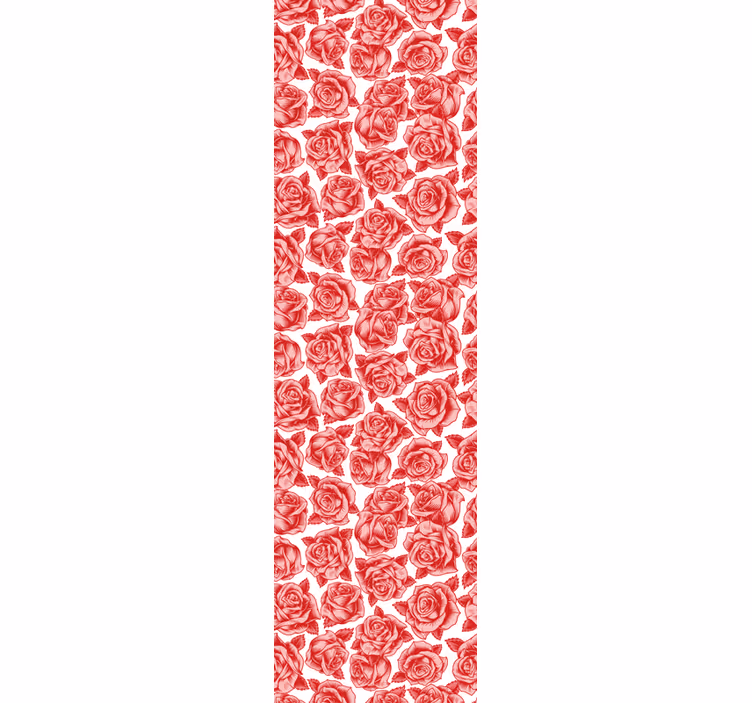 Rózsa mintás elegancia Tapéta Virágok - TenStickers