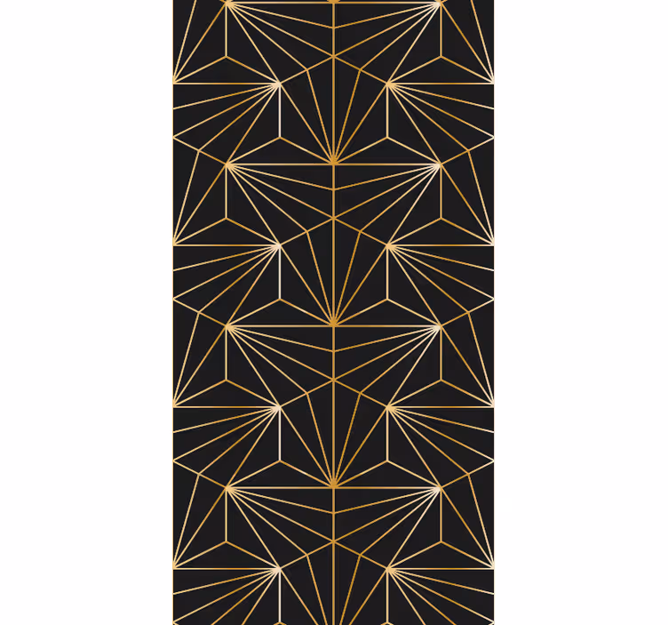 Geometriai vonalak fúziója Tapéta Geometriai - TenStickers