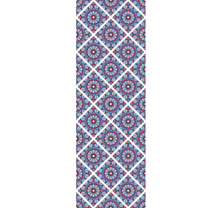 Mandala négyzet alakú csempe tapéta - TenStickers
