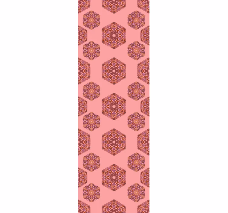 Díszes hatszögek Tapéta Díszítő - TenStickers