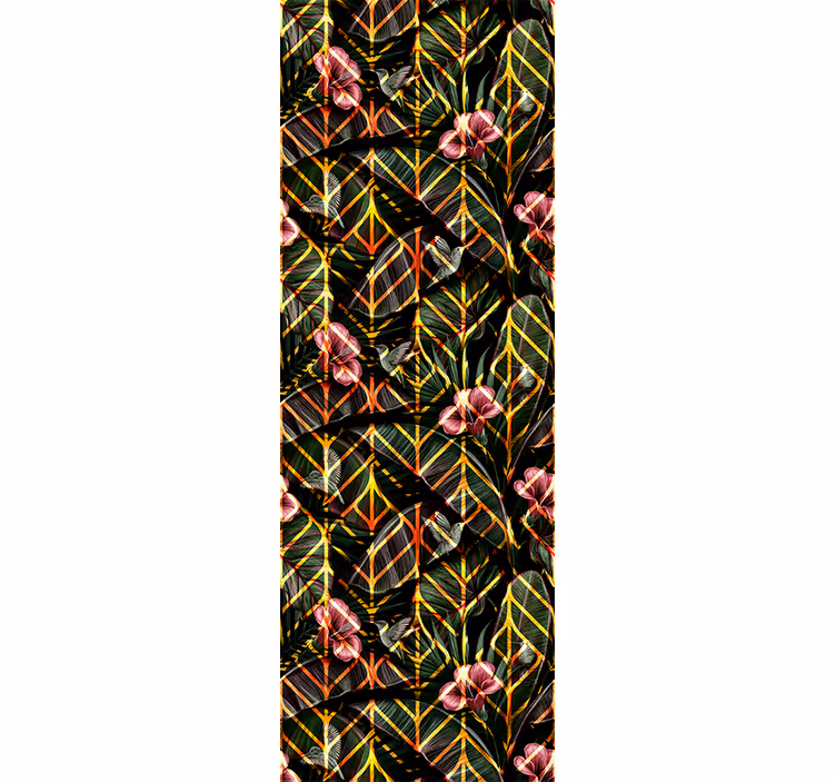 Modern geometrikus minta madarak tapéta - TenStickers