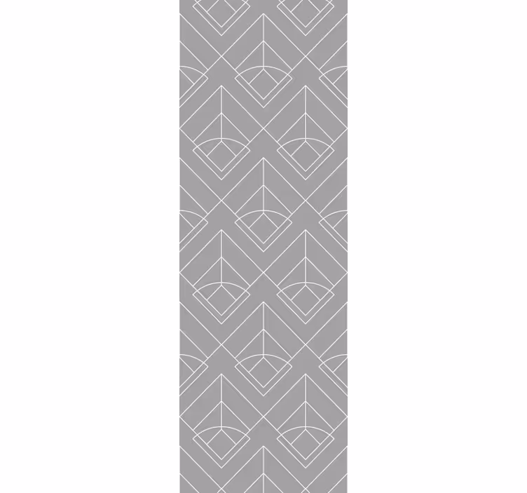 Luxus fehér vonalak minta modern tapéta - TenStickers