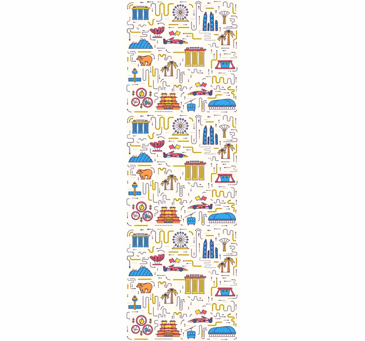Városképi szórakozás Tapéta városi és országos tapétaek - TenStickers