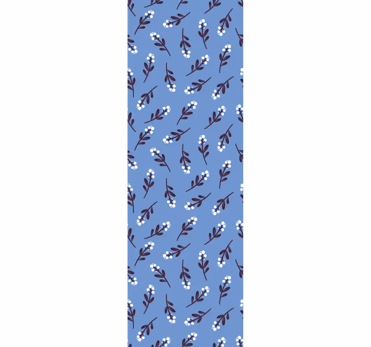 Virág ágak motívum Tapéta Virágok - TenStickers