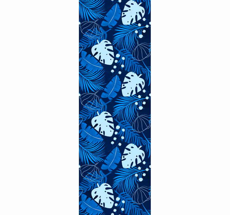 Trópusi monstera design Tapéta levelek - TenStickers