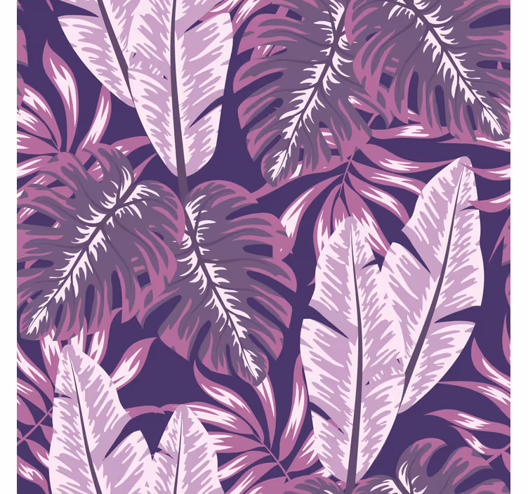 Lila maranta virág tapéta - TenStickers