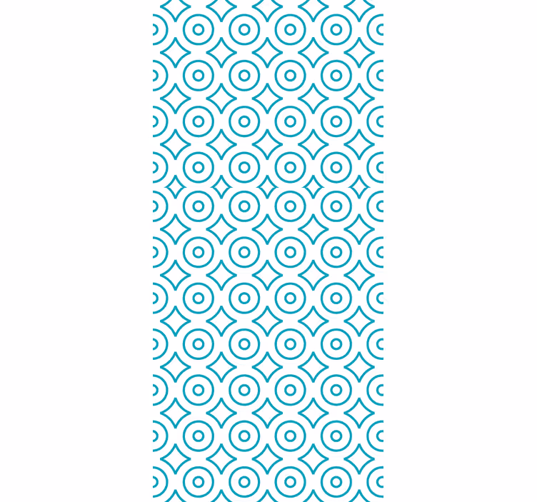 Kör alakú geometriai minta Tapéta Geometriai - TenStickers