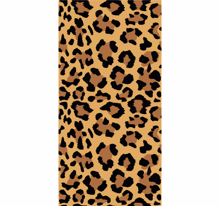 Leopárd foltminta Tapéta Leopárd - TenStickers