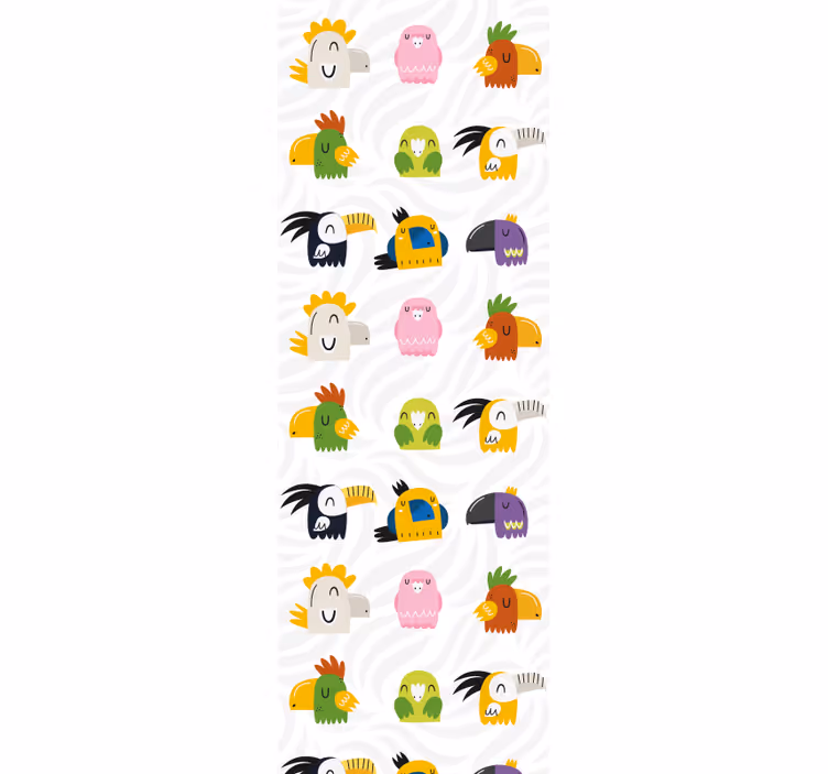 Vidám szörny falfestmény Gyerekszoba tapéta - TenStickers