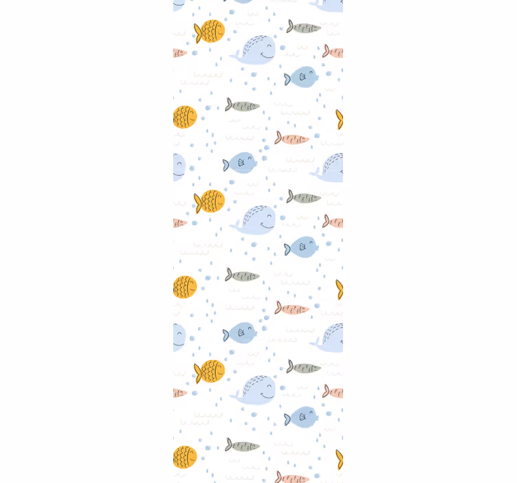 Vízi motívum Tapéta halak - TenStickers