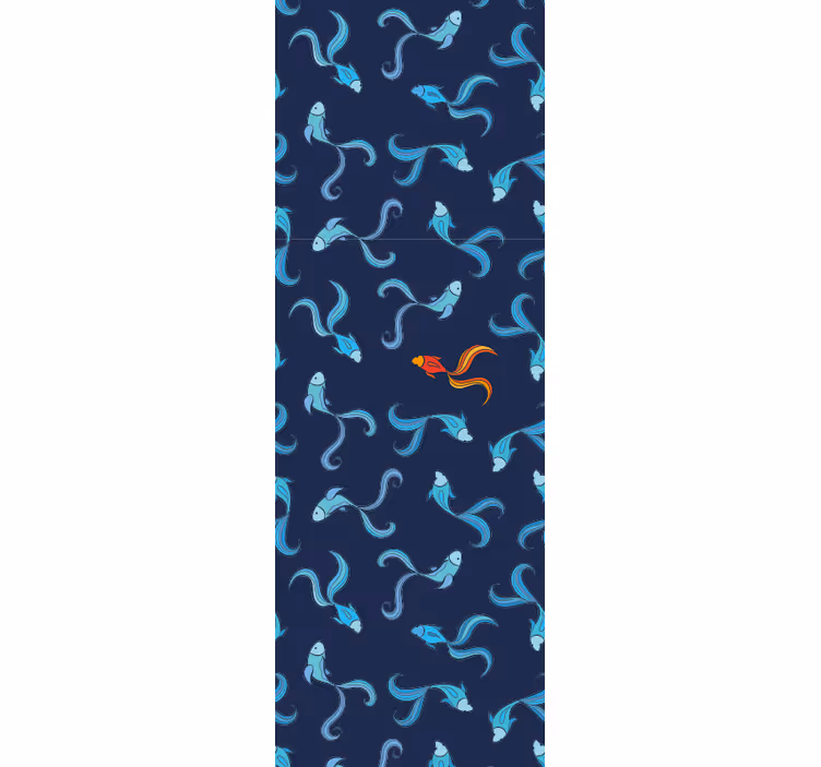 Vízi fauna minták Tapéta halak - TenStickers